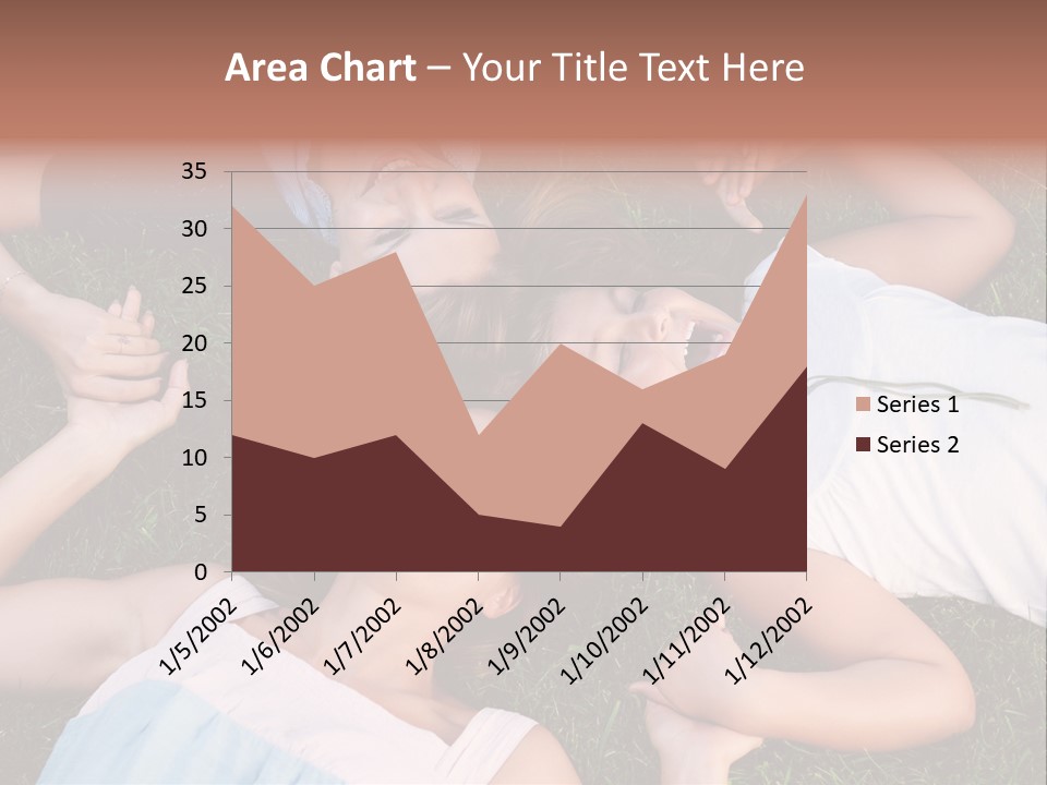 Green Friend Outside PowerPoint Template