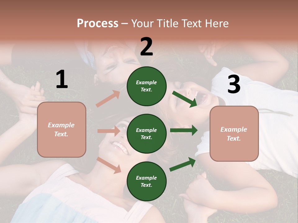Green Friend Outside PowerPoint Template