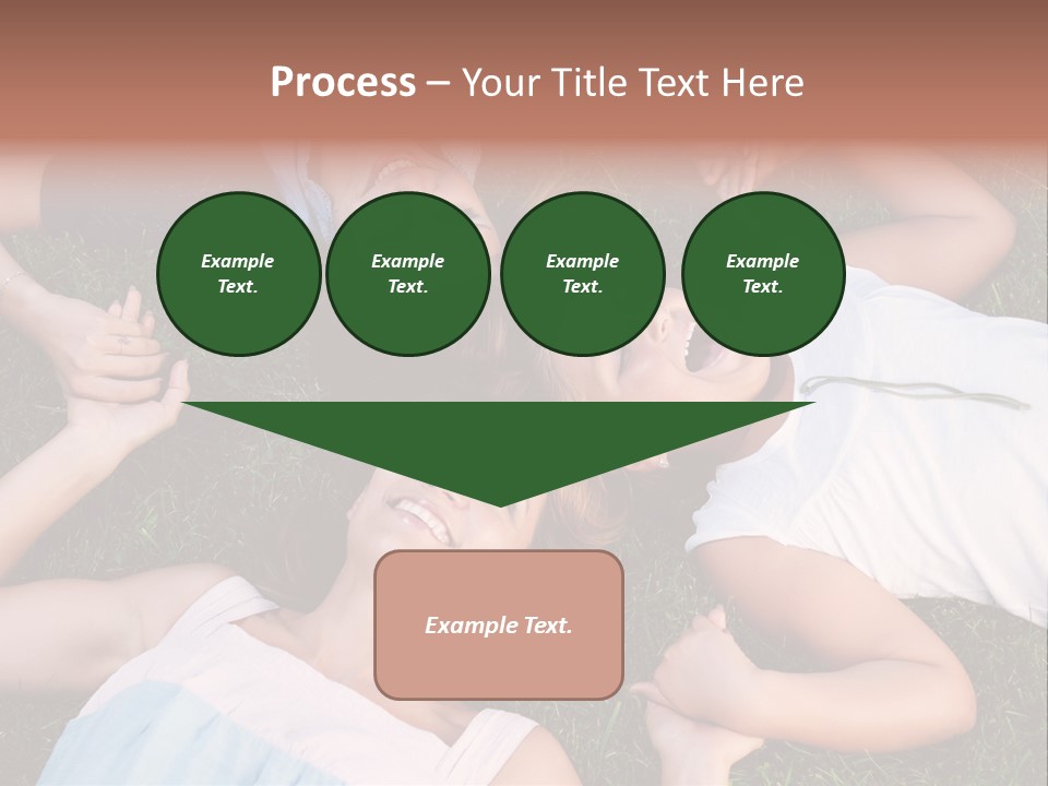 Green Friend Outside PowerPoint Template