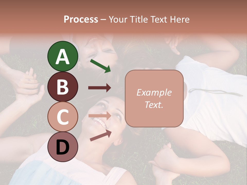 Green Friend Outside PowerPoint Template