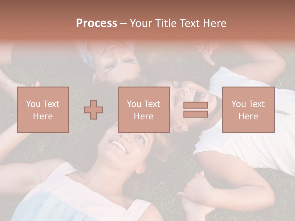 Green Friend Outside PowerPoint Template