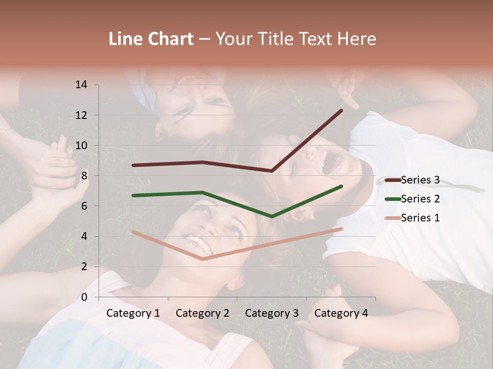 Green Friend Outside PowerPoint Template