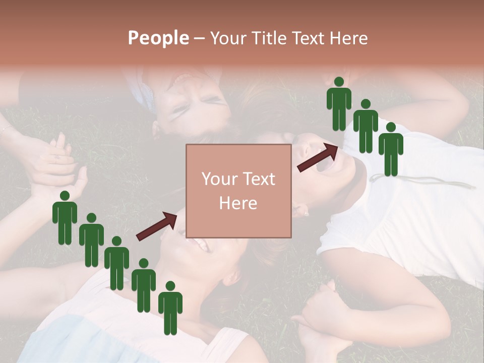 Green Friend Outside PowerPoint Template