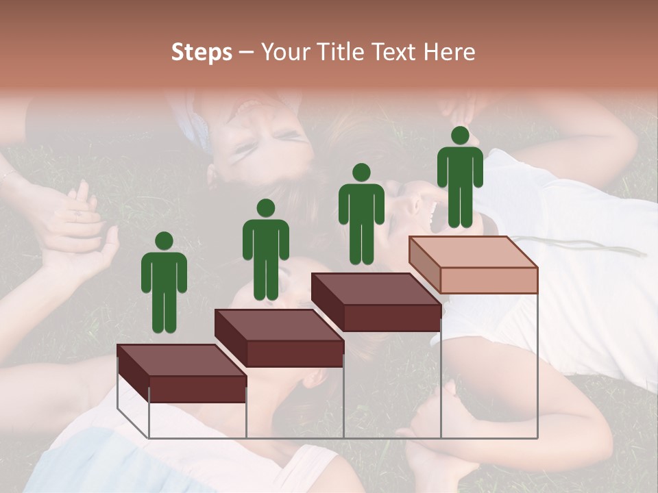 Green Friend Outside PowerPoint Template