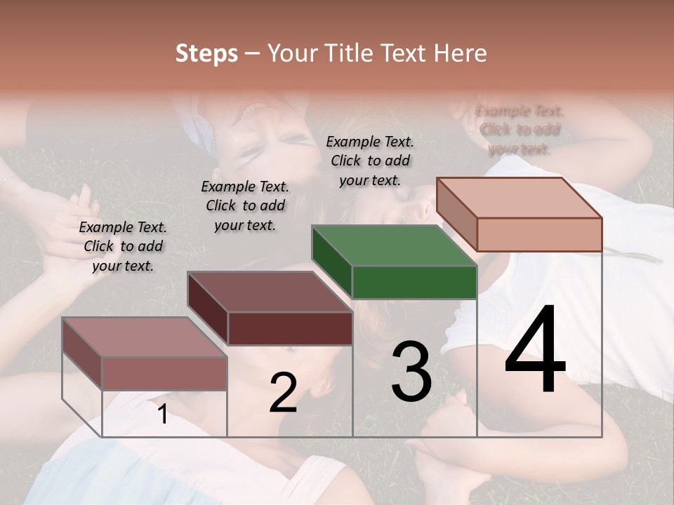 Green Friend Outside PowerPoint Template