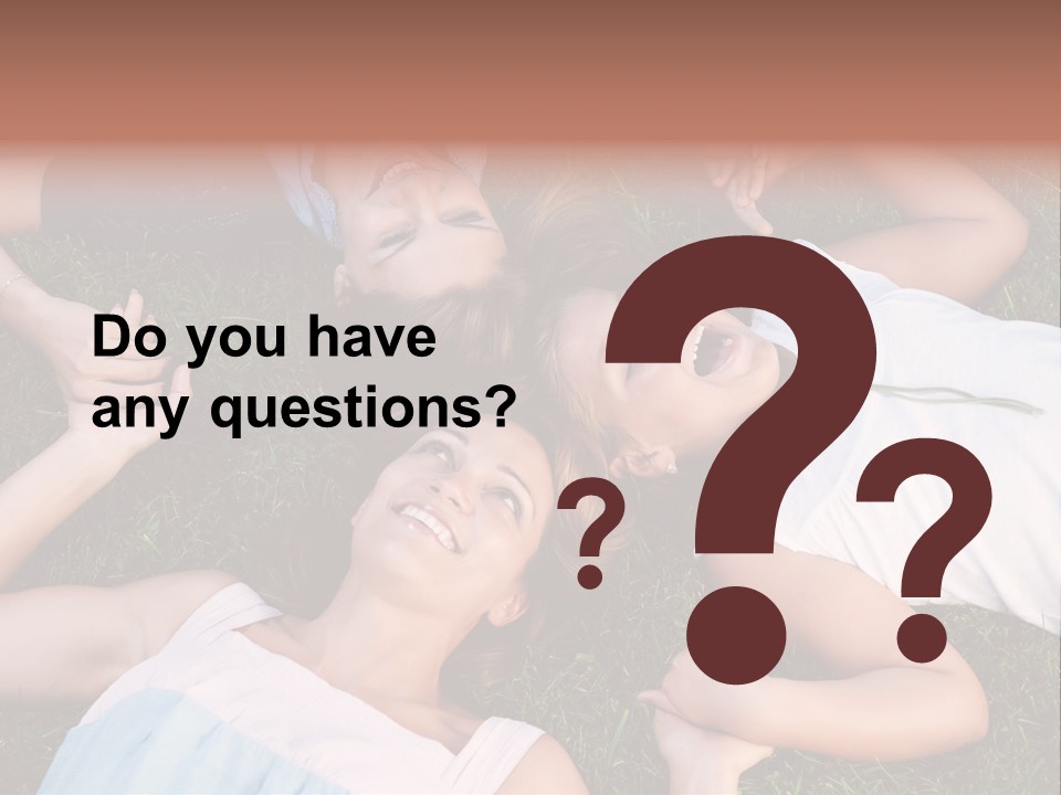 Green Friend Outside PowerPoint Template