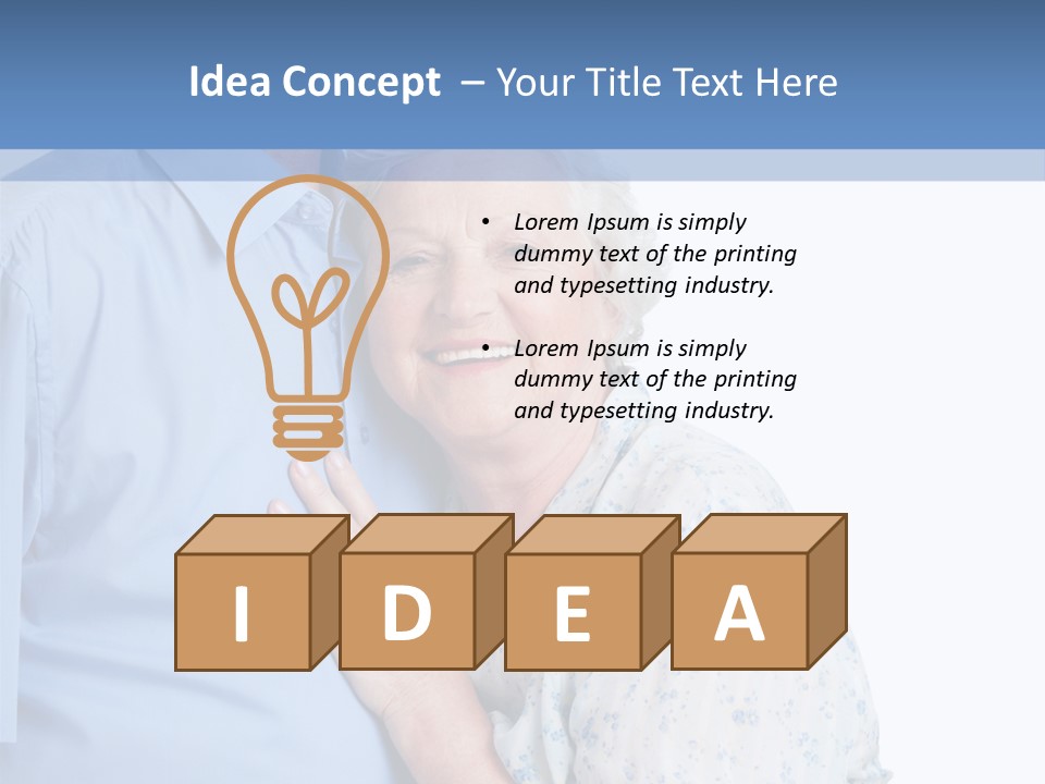 Laugh Male White PowerPoint Template