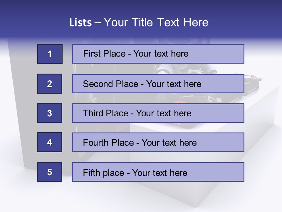 Future Vinyl Render PowerPoint Template