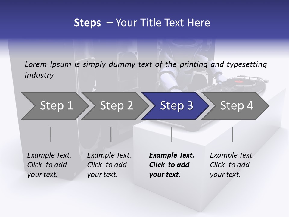 Future Vinyl Render PowerPoint Template