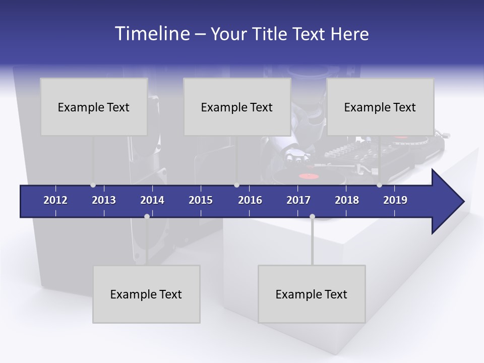 Future Vinyl Render PowerPoint Template