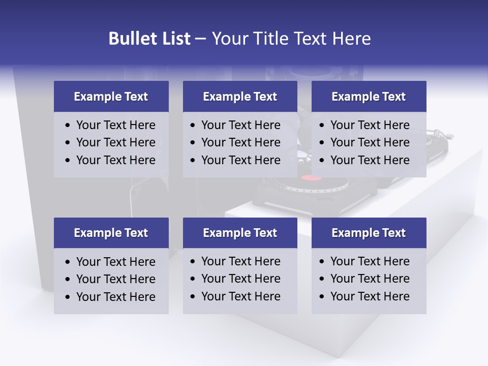 Future Vinyl Render PowerPoint Template