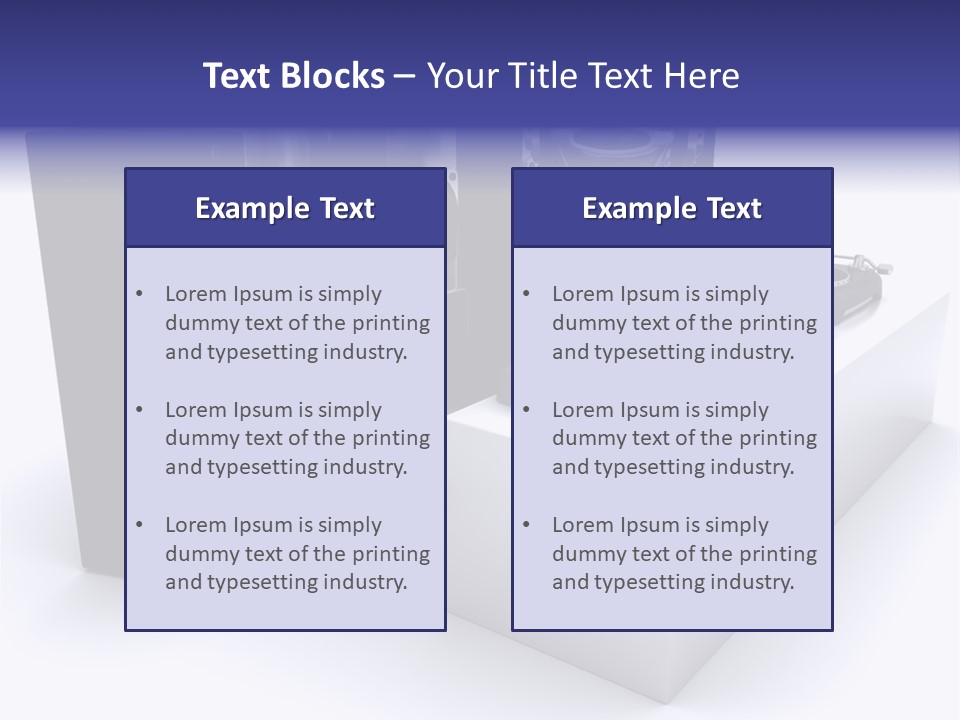 Future Vinyl Render PowerPoint Template