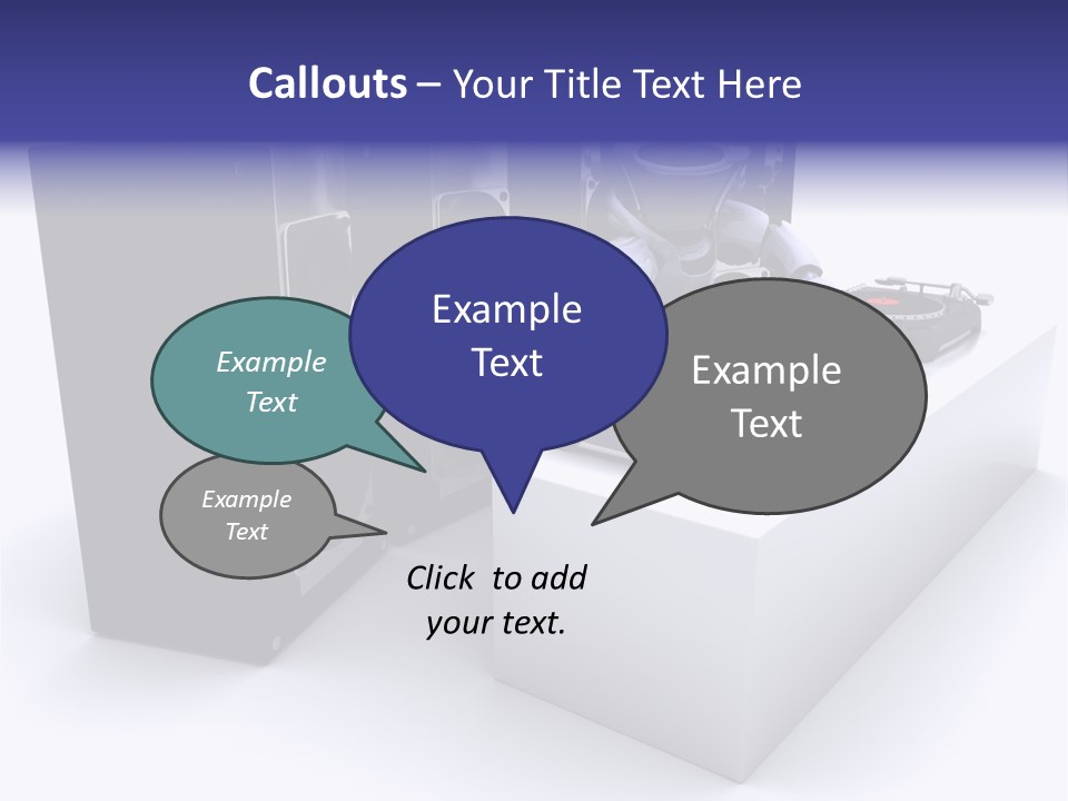 Future Vinyl Render PowerPoint Template