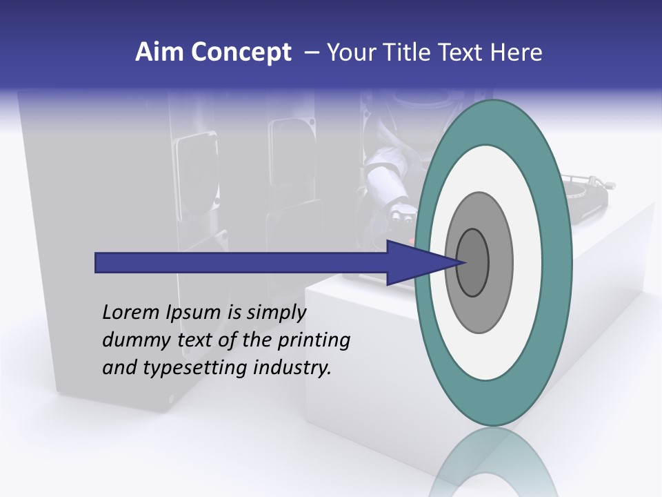 Future Vinyl Render PowerPoint Template