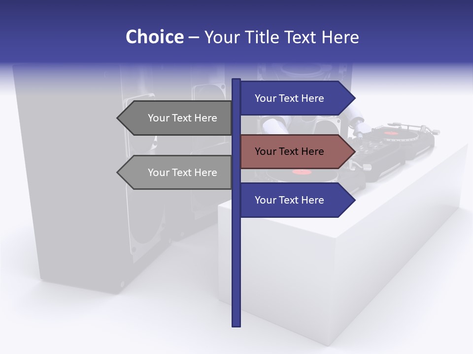 Future Vinyl Render PowerPoint Template