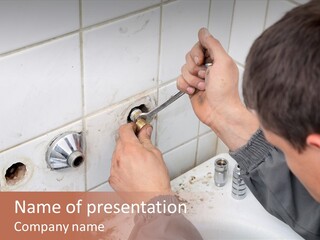 Replace Professional Hands PowerPoint Template