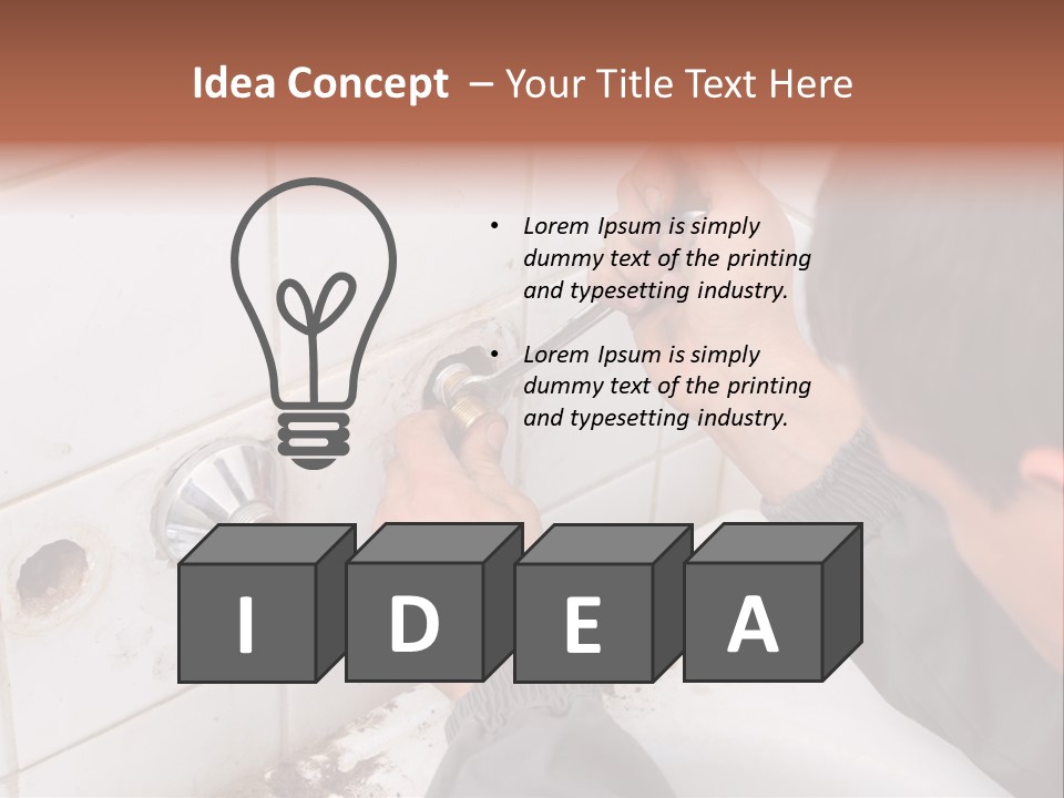 Replace Professional Hands PowerPoint Template