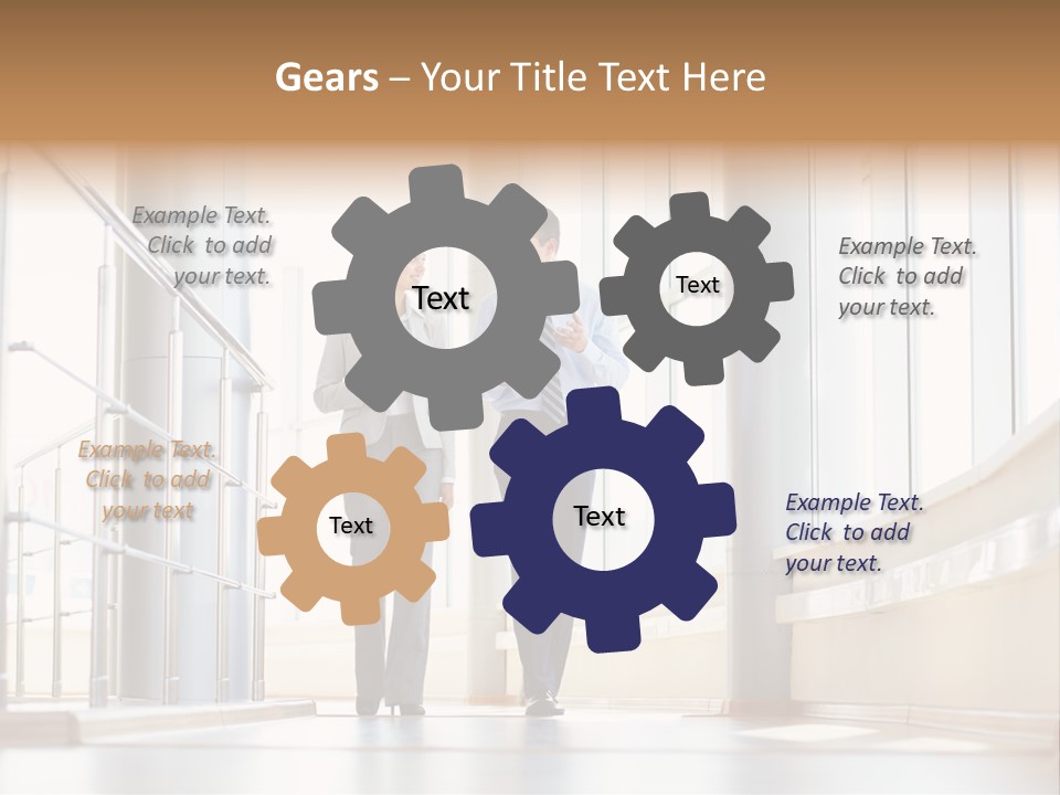 Employee Sharing Two PowerPoint Template