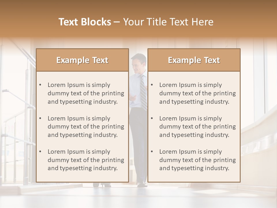 Employee Sharing Two PowerPoint Template