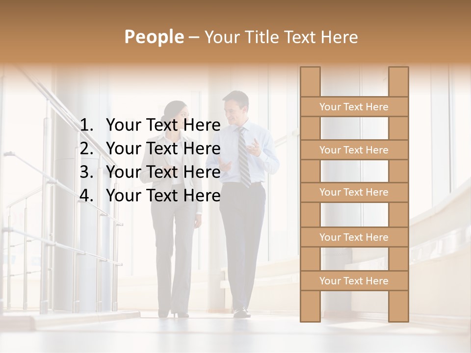 Employee Sharing Two PowerPoint Template