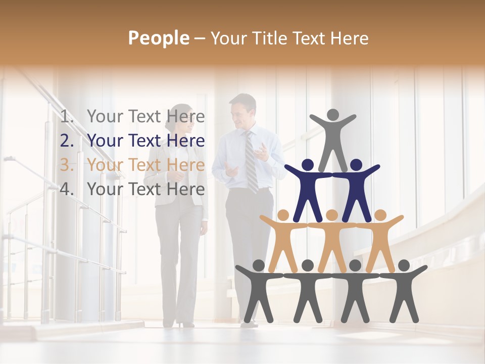 Employee Sharing Two PowerPoint Template