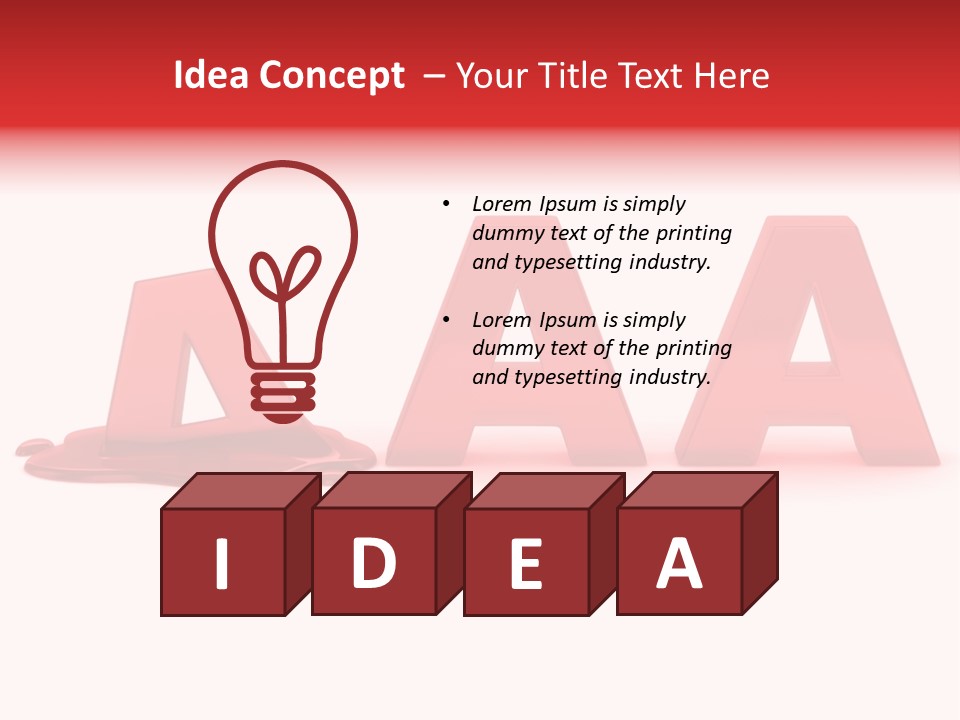Bond Credit Bankruptcy PowerPoint Template