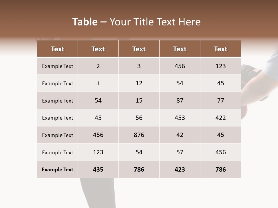 Glasses Cute Face PowerPoint Template