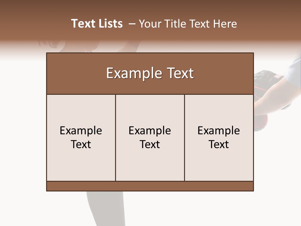 Glasses Cute Face PowerPoint Template