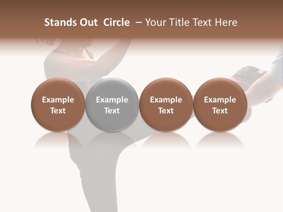 Glasses Cute Face PowerPoint Template