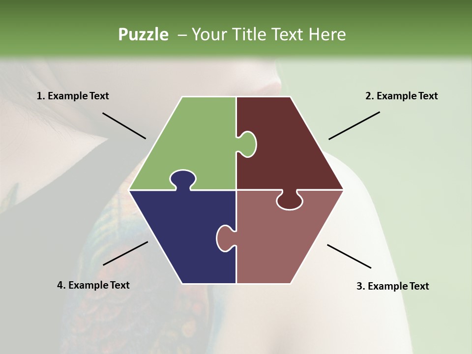 Garden Black Cute PowerPoint Template