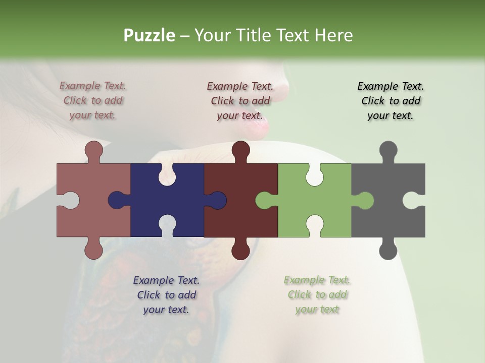 Garden Black Cute PowerPoint Template