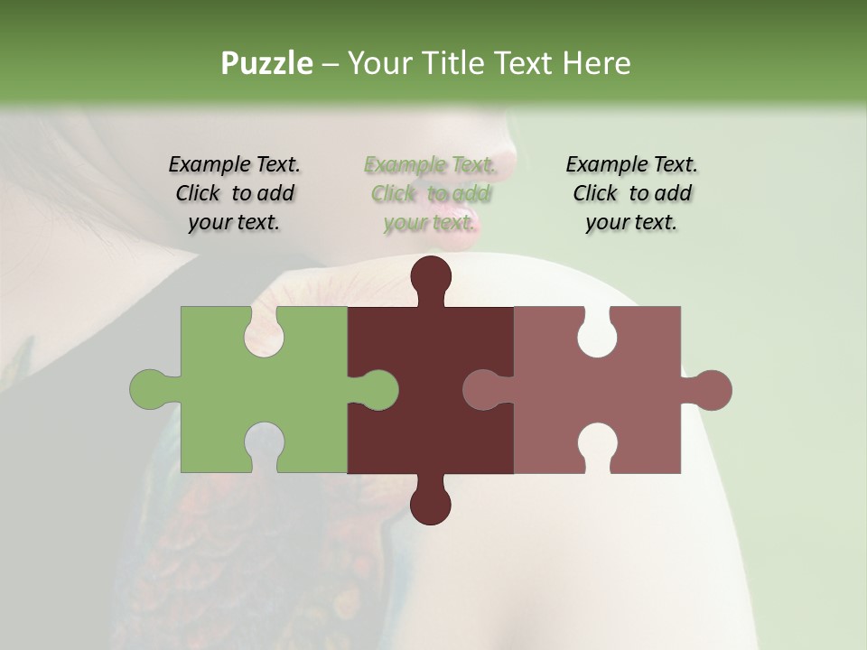 Garden Black Cute PowerPoint Template