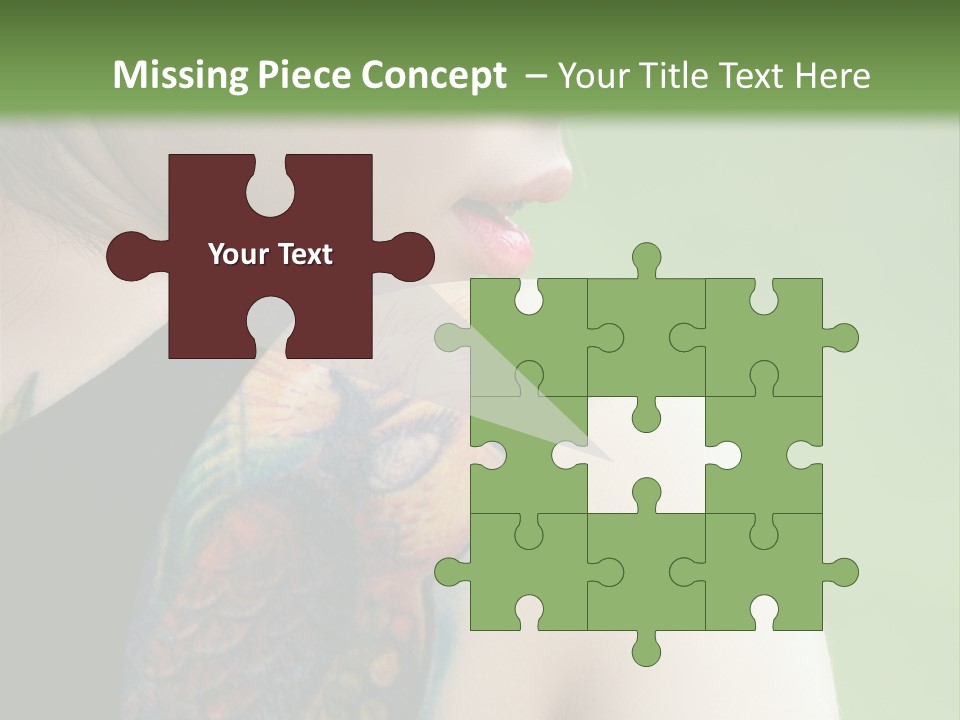 Garden Black Cute PowerPoint Template