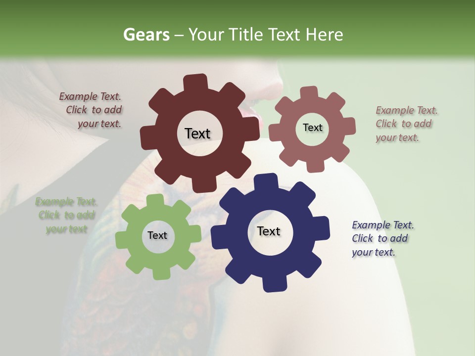 Garden Black Cute PowerPoint Template