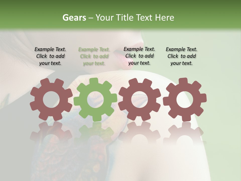 Garden Black Cute PowerPoint Template