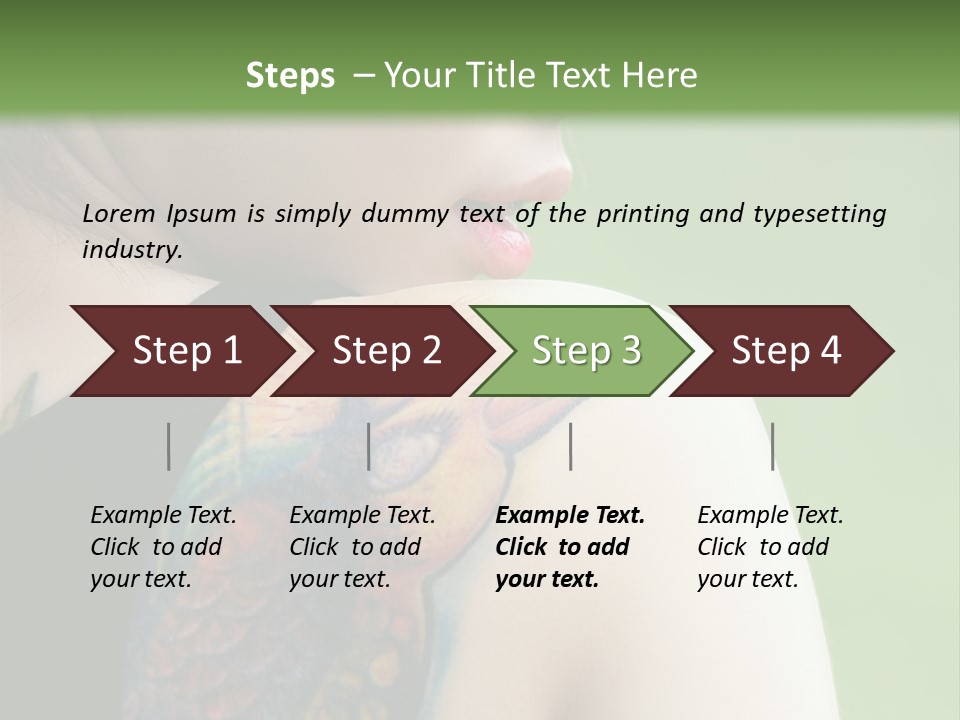 Garden Black Cute PowerPoint Template