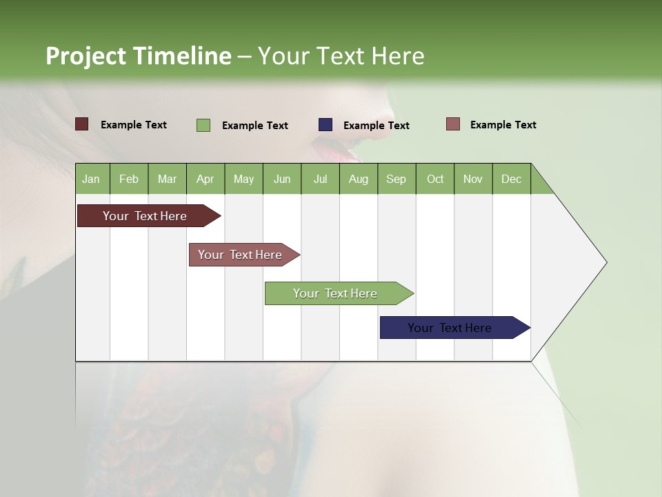 Garden Black Cute PowerPoint Template