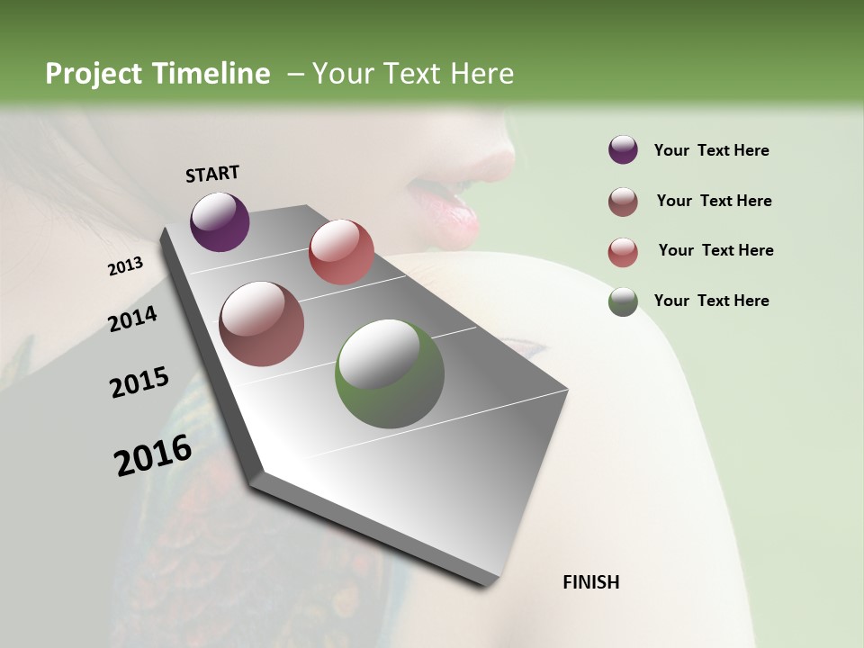 Garden Black Cute PowerPoint Template