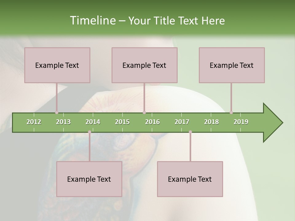 Garden Black Cute PowerPoint Template