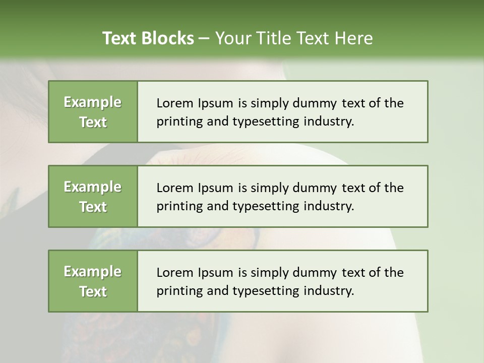 Garden Black Cute PowerPoint Template