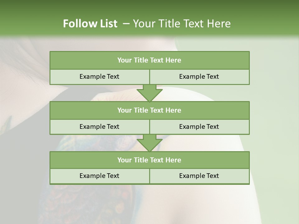 Garden Black Cute PowerPoint Template