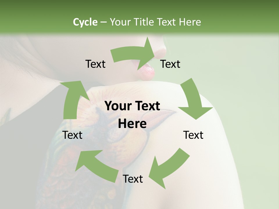 Garden Black Cute PowerPoint Template