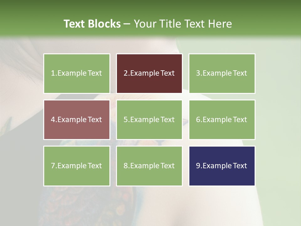 Garden Black Cute PowerPoint Template