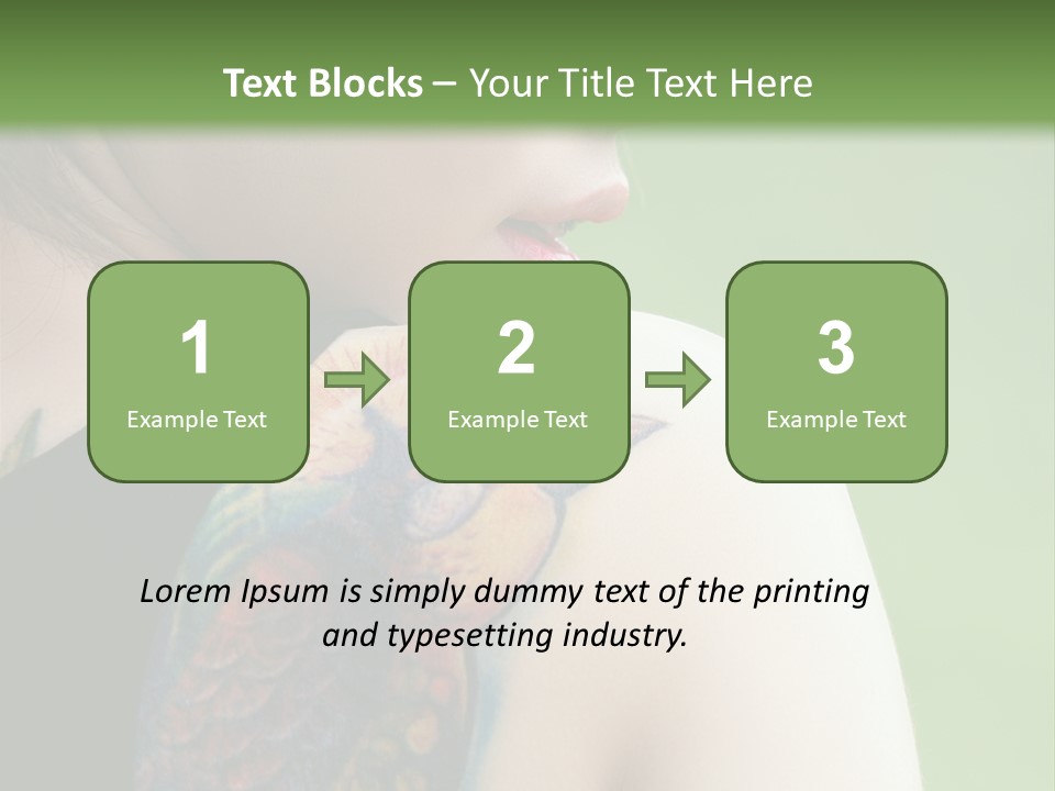 Garden Black Cute PowerPoint Template