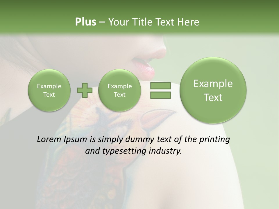 Garden Black Cute PowerPoint Template