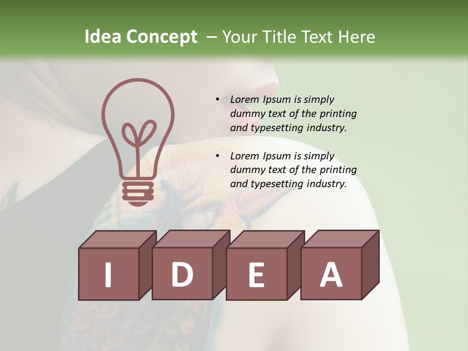 Garden Black Cute PowerPoint Template