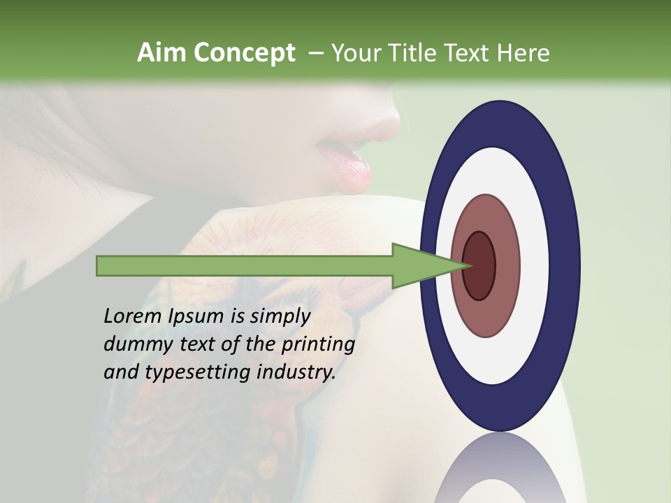 Garden Black Cute PowerPoint Template