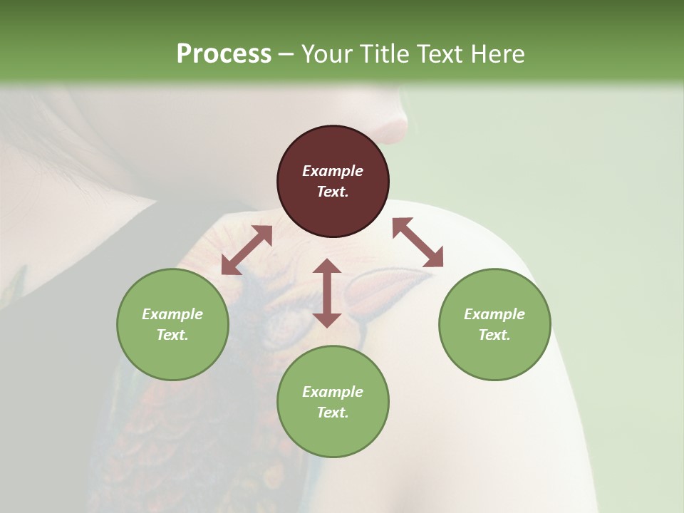 Garden Black Cute PowerPoint Template