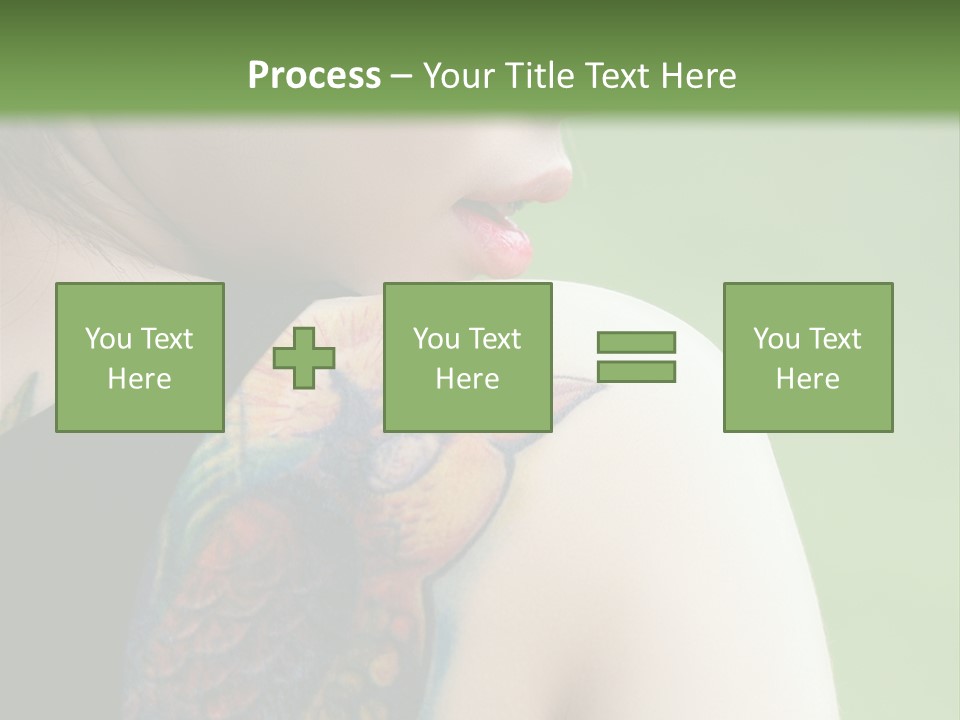 Garden Black Cute PowerPoint Template