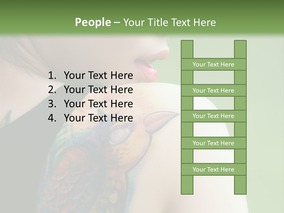 Garden Black Cute PowerPoint Template